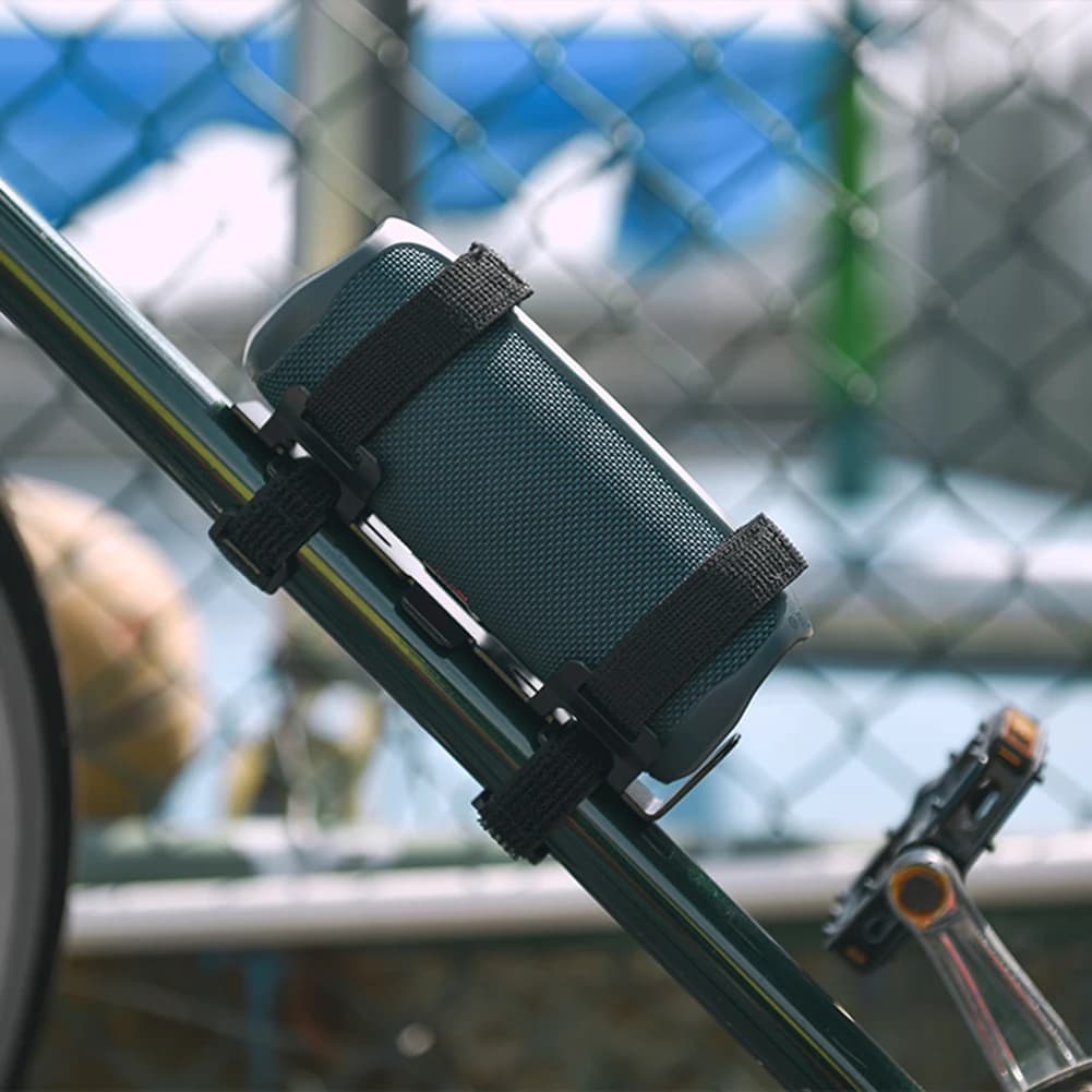 Supporto per Altoparlante da Bicicletta, Cinghia Elastica per Montaggio Altoparlante, Diametro 5-10cm, Accessorio per Altoparlanti Bluetooth Compatibili JBL