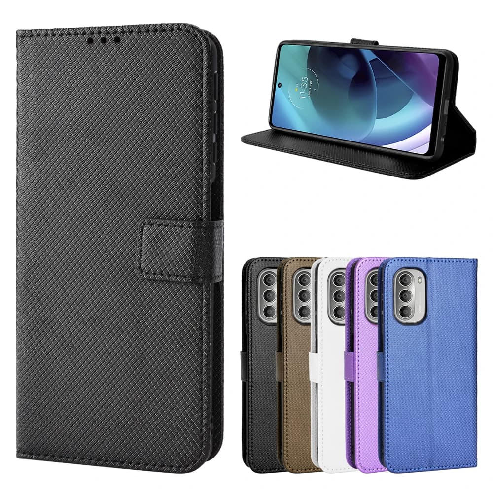 Custodia in pelle Proteggi la copertura per Moto G52J 5G II Flip Stand Cover per Moto G52J II 5G Portafoglio Supporto per carta Coque per telefono