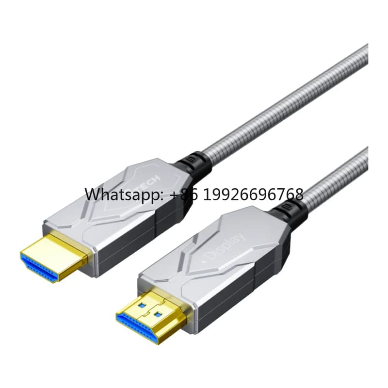 Cavo HDMI 4K a HDMI 2m 3 Metri 5m 10m 18.2Gbps 60Hz HDMI 2.0 Cavo in Fibra Ottica Rinforzato per Monitor