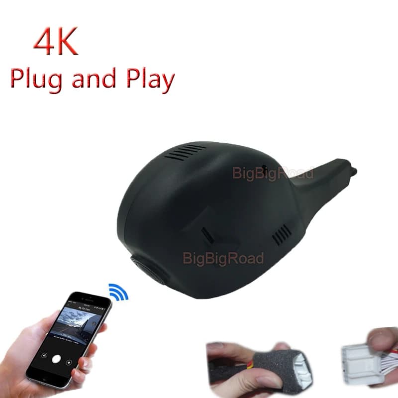 4K Plug And Play Wifi Car DVR Dash Cam VCR for Volkswagen Touran L 2016 CC Sharan Golf 7 2015 2016 2017
