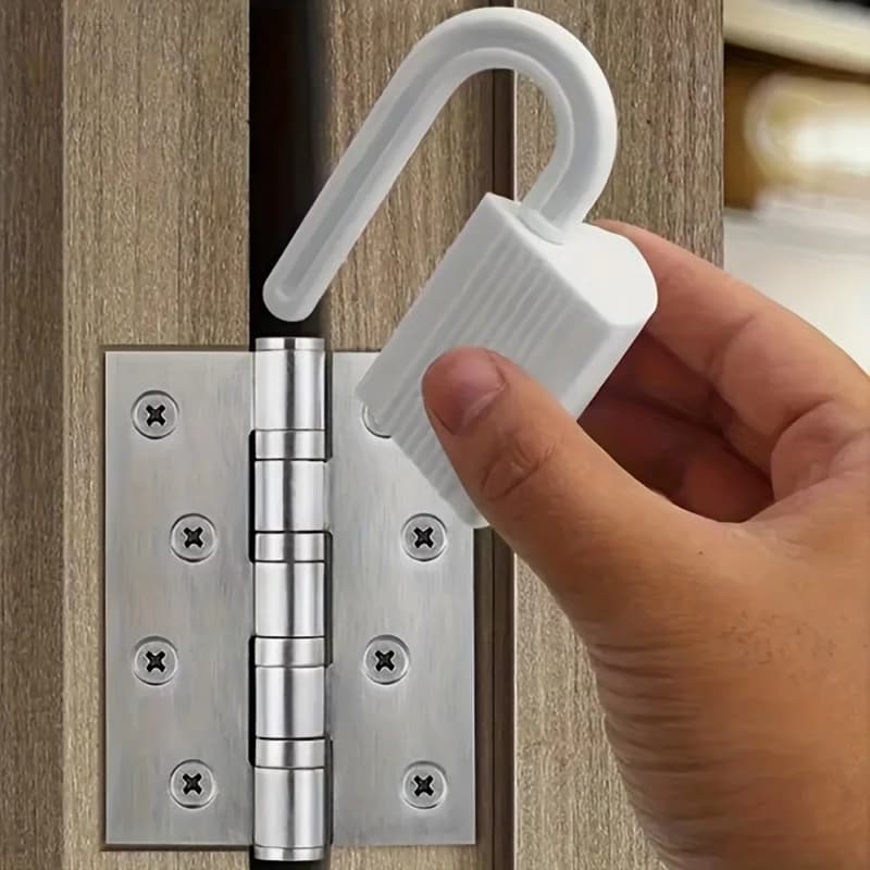 1 set di fermi per porte anti-pizzicamento, adatti per porte della camera da letto, porte del bagno, prevengono il pizzicamento delle dita