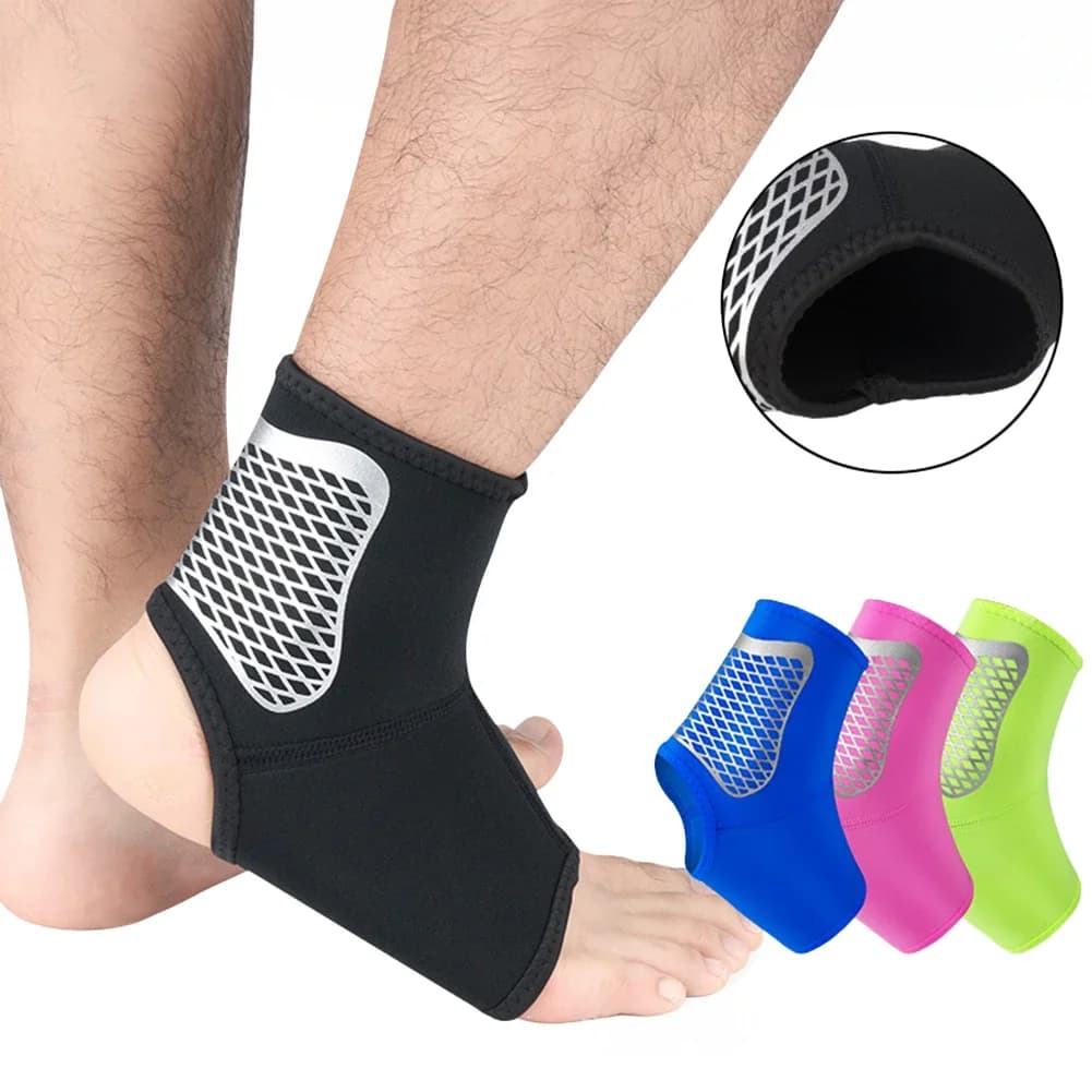 Tutore per caviglia sportivo in neoprene per uomo donna compressione fissa Jiont supporto per caviglia calzino protettivo per alleviare il dolore escursionismo palestra