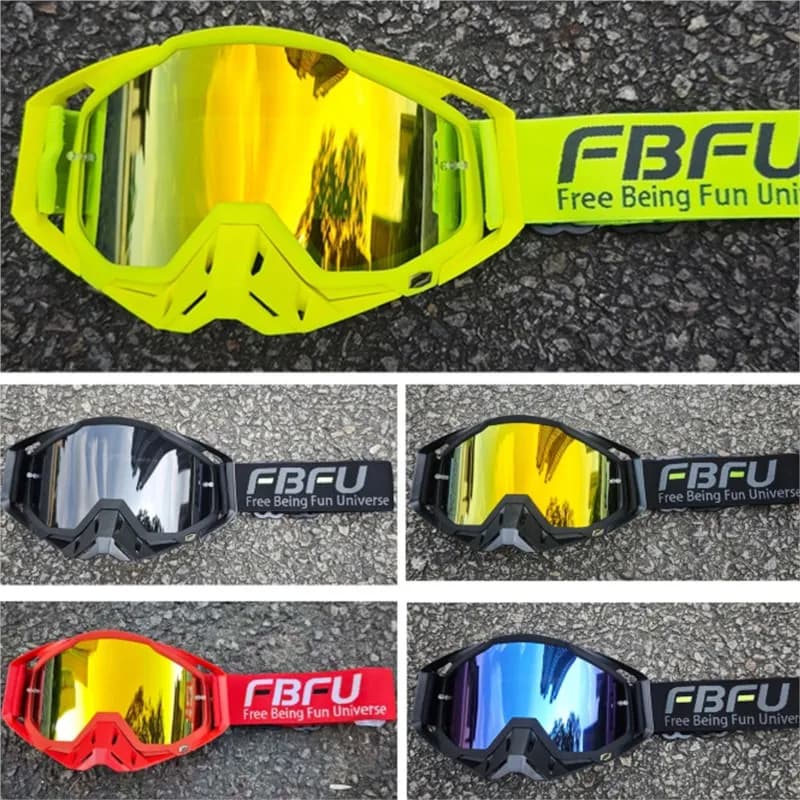 Occhiali da Sci Antivento, Antipolvere, Anti-UV400, Antiabbagliamento con Lente Panoramica per Sport Invernali, Sci e Snowboard