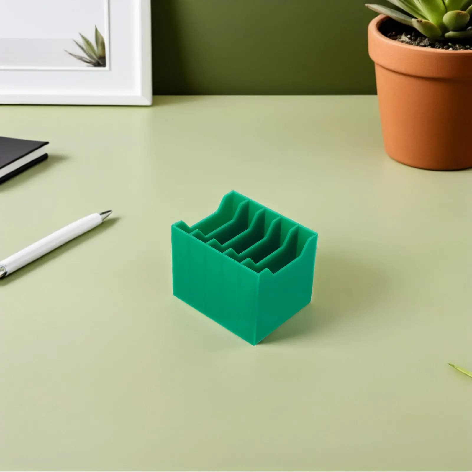 Organizer da Scrivania in Acrilico Robusto con Scomparti Multipli per Telefoni Cellulari, Ideale per Sale Conferenze, Uffici e Aule