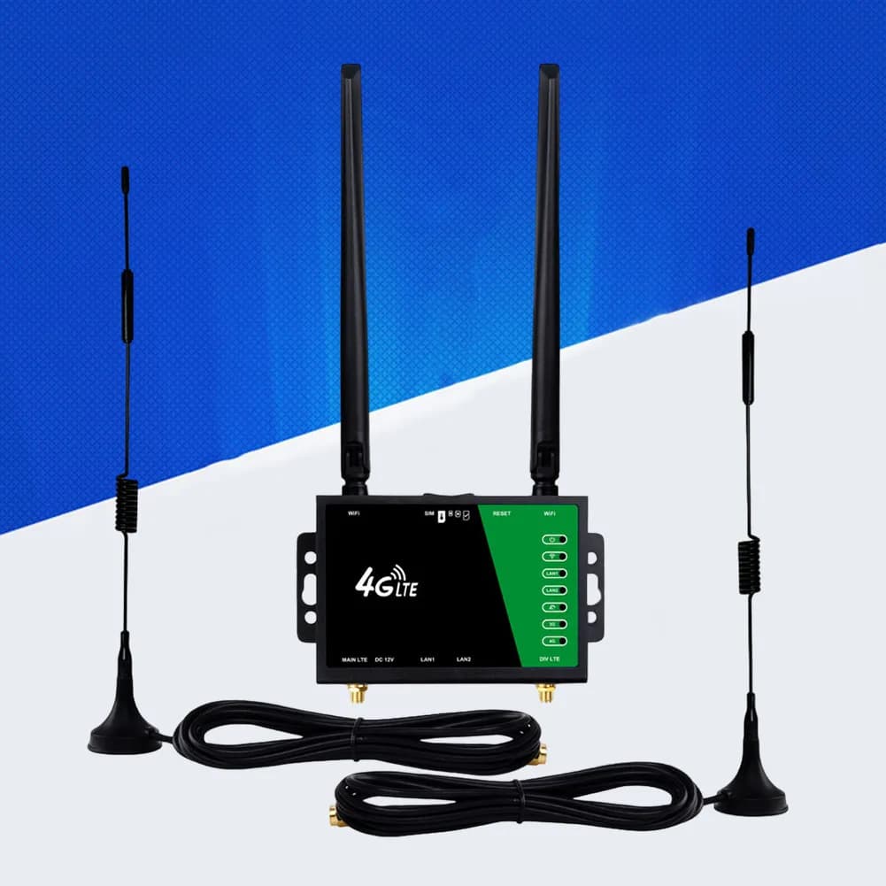 LT210B CPE Router With SIM Card Slot Eurasian Version 150Mbps Wireless WiFi Routers Firewall Protection 4 Antennas 4G LTE Modem