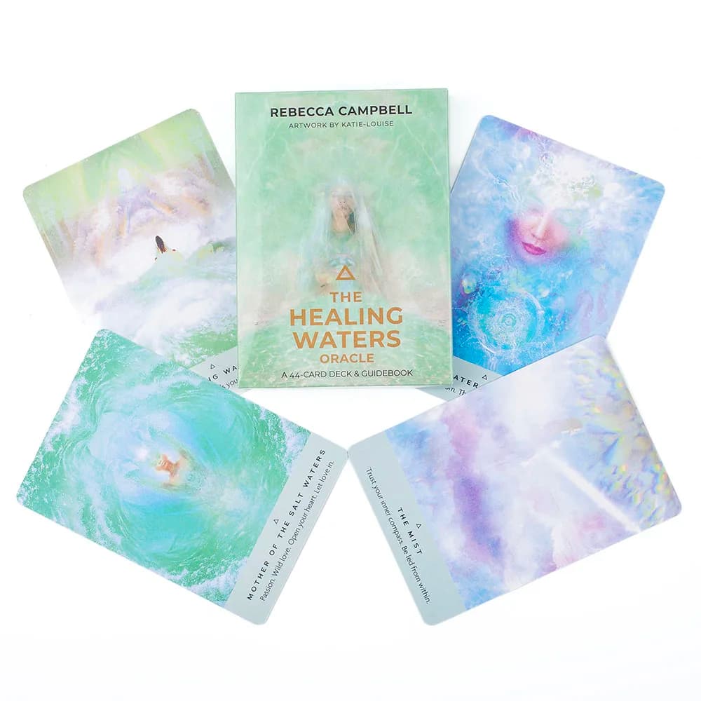 Offerta imperdibile: The Healing Waters Oracle - Mazzo di 44 carte per principianti, versione inglese, per divinazione e predizione del futuro (Tarocchi)