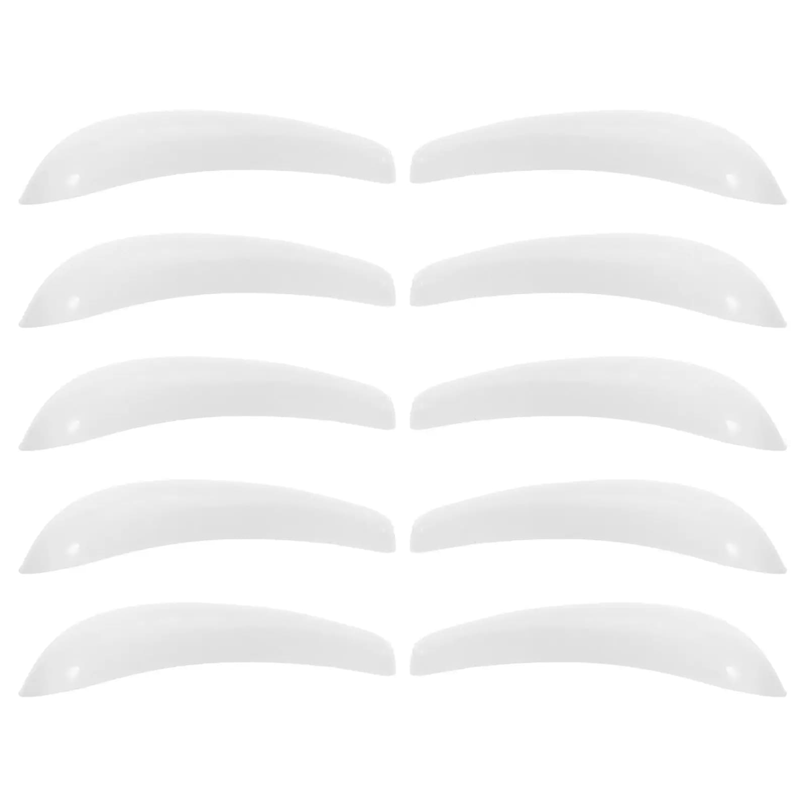 5Pairs Wardrobe Hanger Pads Wide Shoulder Support Plastic Anti-Crease Protectors for Sweaters Coats Clothes Storage Keepshape