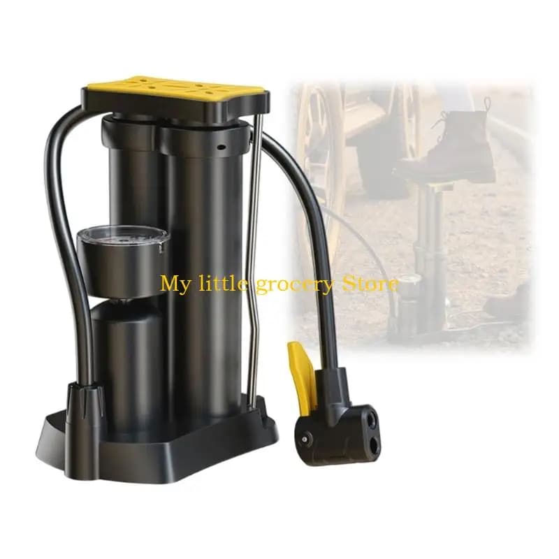 D5BD Foot Pump Motorcycle Bike Car Swimming Ball Pedal Labor Saving Inflation Household Multifunction Pump 150PSI/170PSI