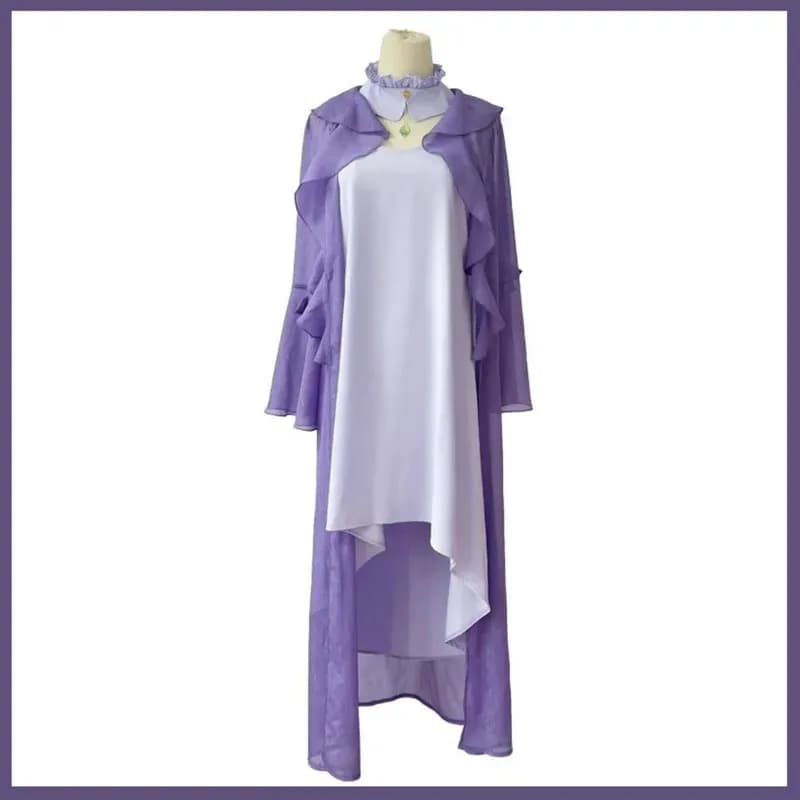 Anime Re: Vita in un mondo diverso da Zero Emilia Costume cosplay Pigiama viola Abito sexy Cappotto Parrucca Donna Abiti per il tempo libero;