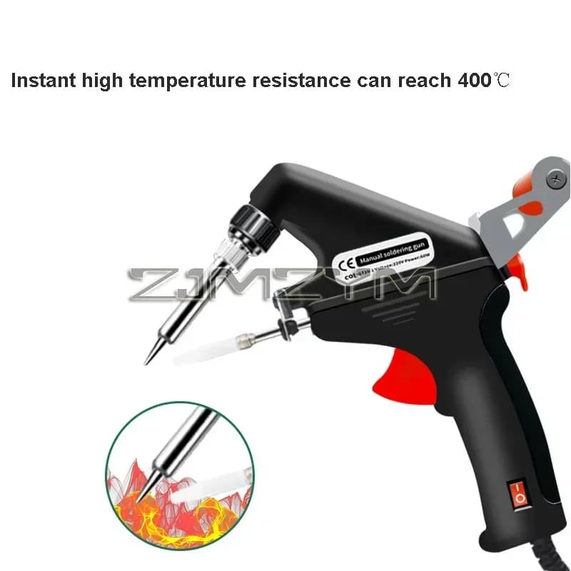 Saldatore 60W Pistola portatile endotermica Pinze Riscaldate Riparazione domestica Strumento interno Riparazione di saldatura Erogazione manuale di stagno