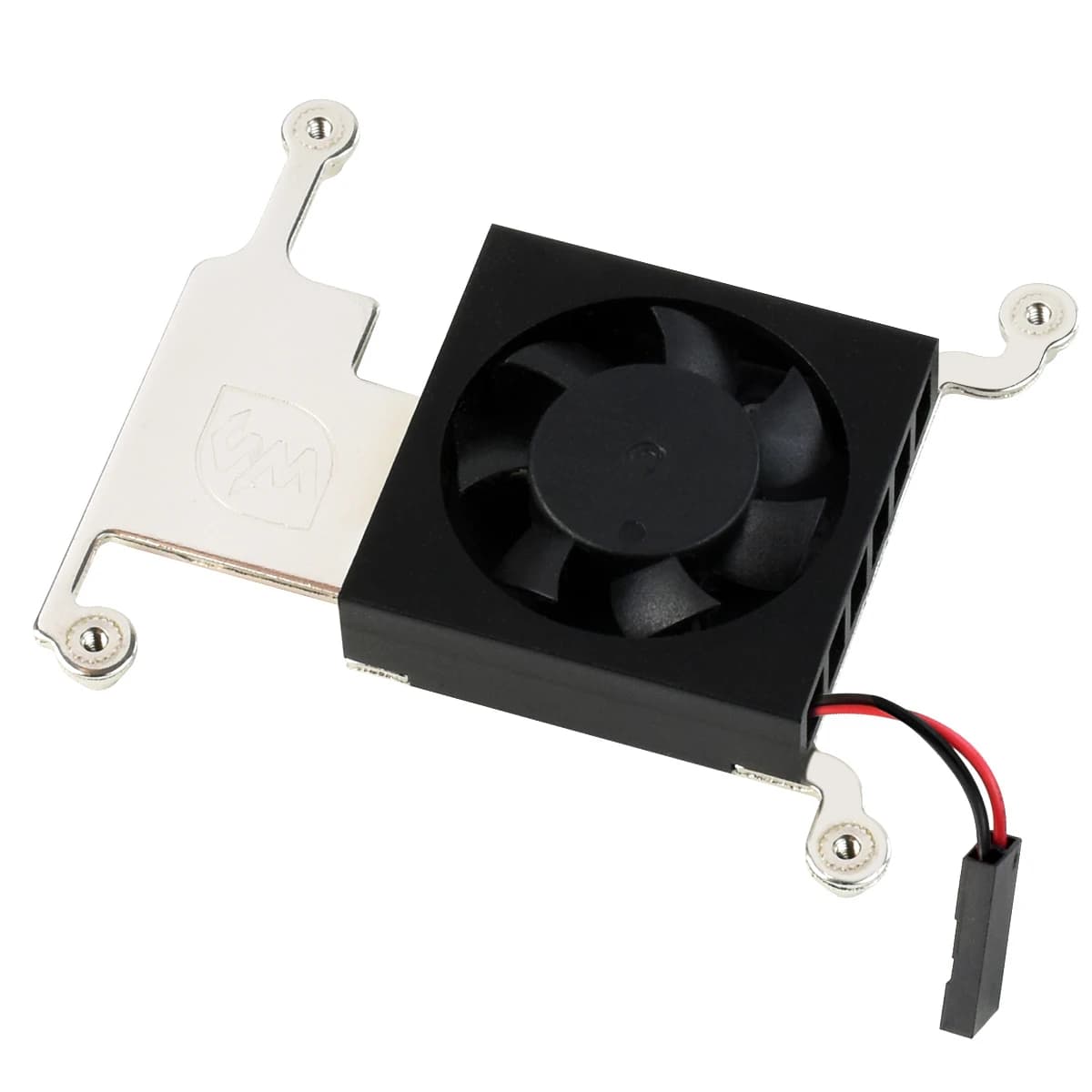 Waveshare newly arrived low-profile CPU cooling fan with aluminium alloy bracket for Raspberry Pi 4B 3B+ 3B