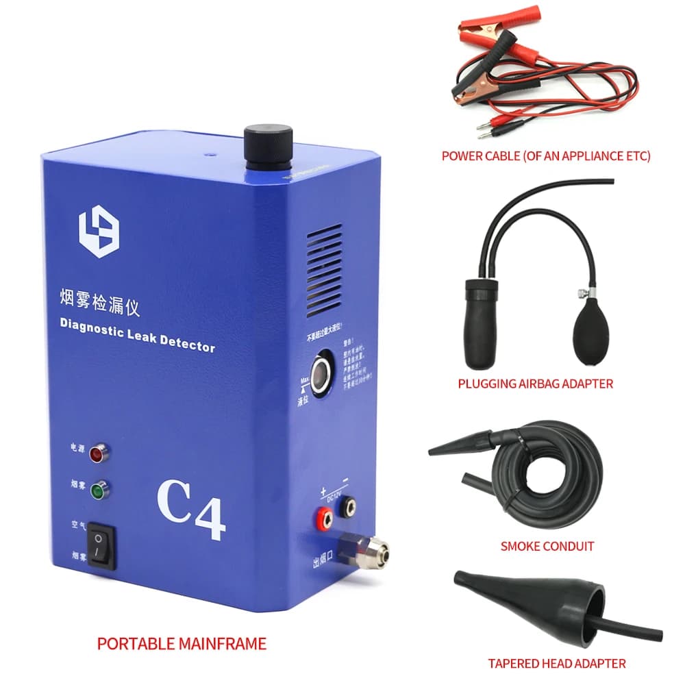 C4 Rilevamento portatile EVAP Rilevatore di perdite di fumo automobilistico Rilevatore di perdite di tubi automobilistici di grandi dimensioni-Strumenti diagnostici