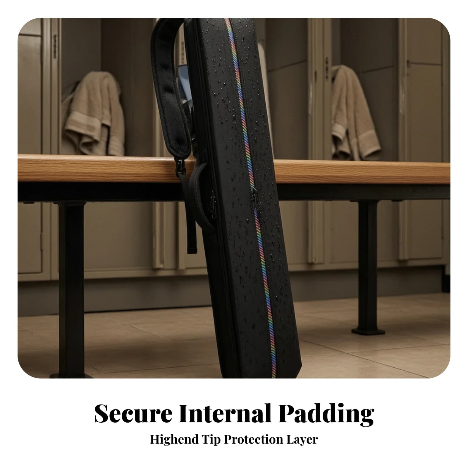 Billiard Cue Carrying Bag Lightweight Pool Cue Case with Shoulder Strap Pool Stick Bag with Accessory Pocket Sturdy Padded