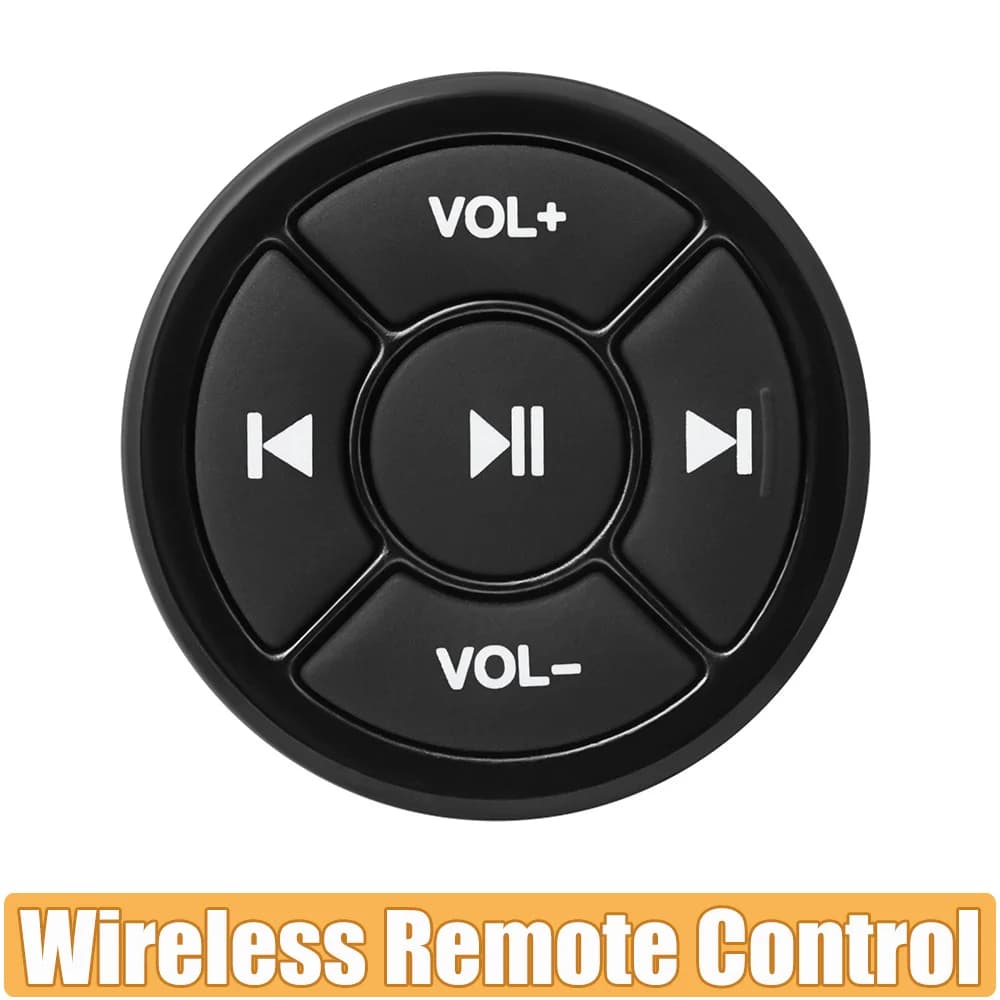 Lettore musicale Volante Telecomando wireless compatibile con Bluetooth Pulsante multimediale Multimediale per kit smartphone Android IOS