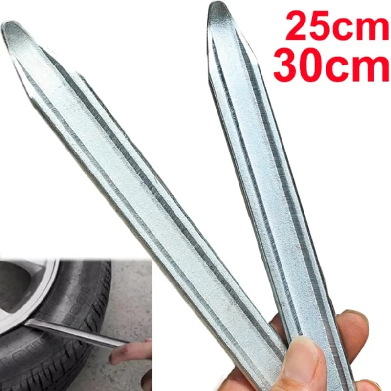 Strumento per la rimozione dei pneumatici del piede di porco dell'auto Leva del pneumatico del motociclo Leva del cerchio Apri ruota dell'auto della bicicletta 25/30cm Accessori per aste di ricambio