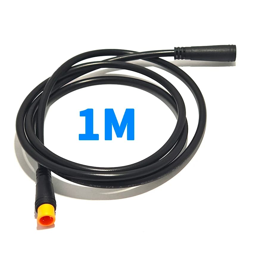 Cavo di Connessione M8-2 3 4 5 PIN Maschio-Femmina da 1M per Pannello Solare, Cavo di Prolunga per Bicicletta Elettrica, Cavo Impermeabile per Sensore di Segnale
