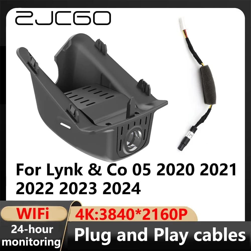 ZJCGO 4K Wifi 3840*2160 DVR for car Dash Cam VCR for Lynk & Co 05 2020 2021 2022 2023 2024