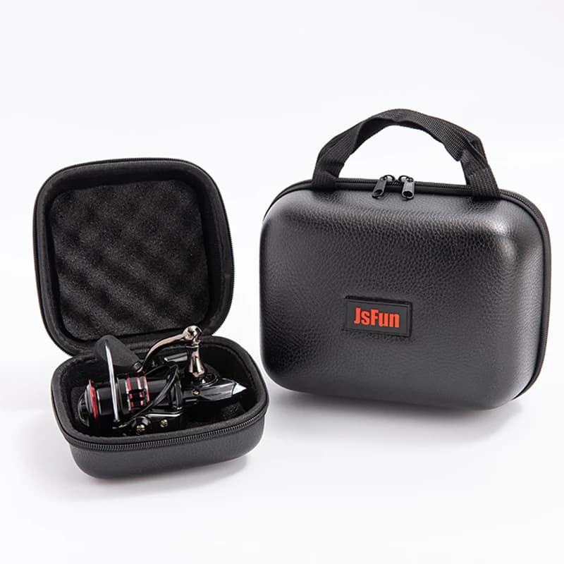 PU Leather Fishing Footwear Cover Protective Cover for Rigid Fishing Liner Storage Box Waterproof Fishing Equipment Bag