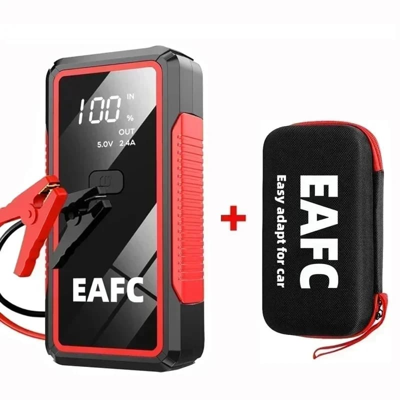 EAFC 12V Auto Salto di Avviamento 600A-2000A Batteria per Auto Avviamento Booster Dispositivo di Avviamento Automatico Avviamento di Emergenza Accumulatori E Caricabatterie di Riserva Portatile