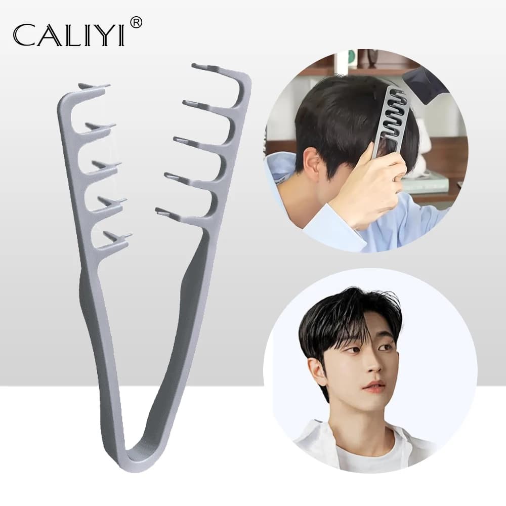 Large teeth volumizing hair comb Tools for curling Soft texture for man Ideal for all hair types Hairstyle tools