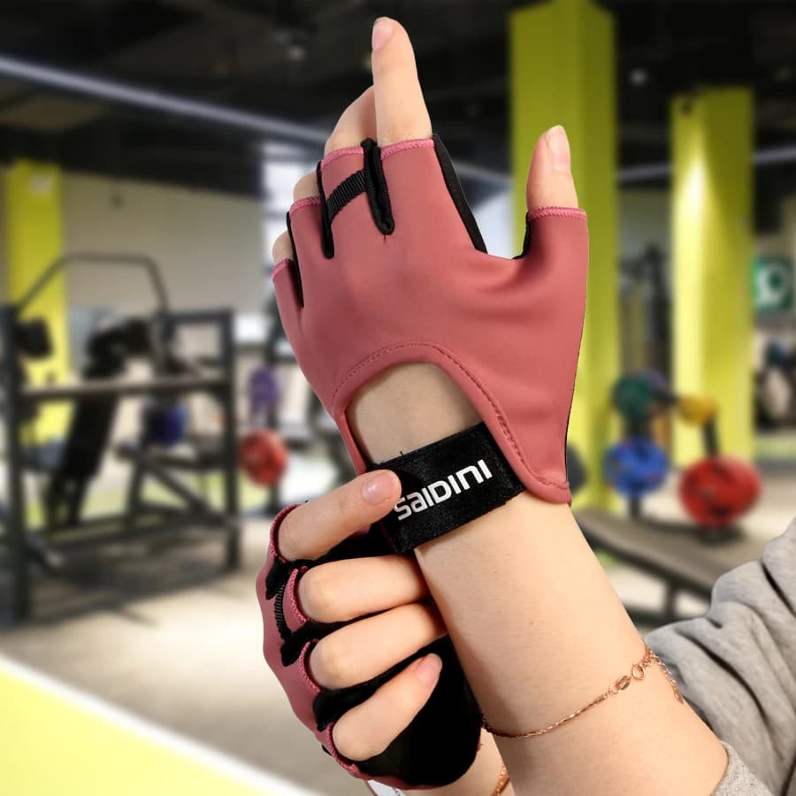 Guanti fitness antiscivolo traspiranti per ciclismo estivo per uomo e donna, adatti per l'allenamento di attrezzature da palestra, preven