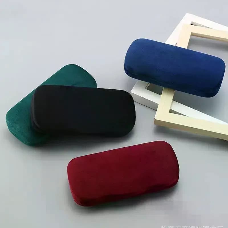 Portable Velvet Glasses Case Large Frame Sunglasses Case Frame Anti-pressure Glasses Cases Myopia Reading Eyeglasses Storage