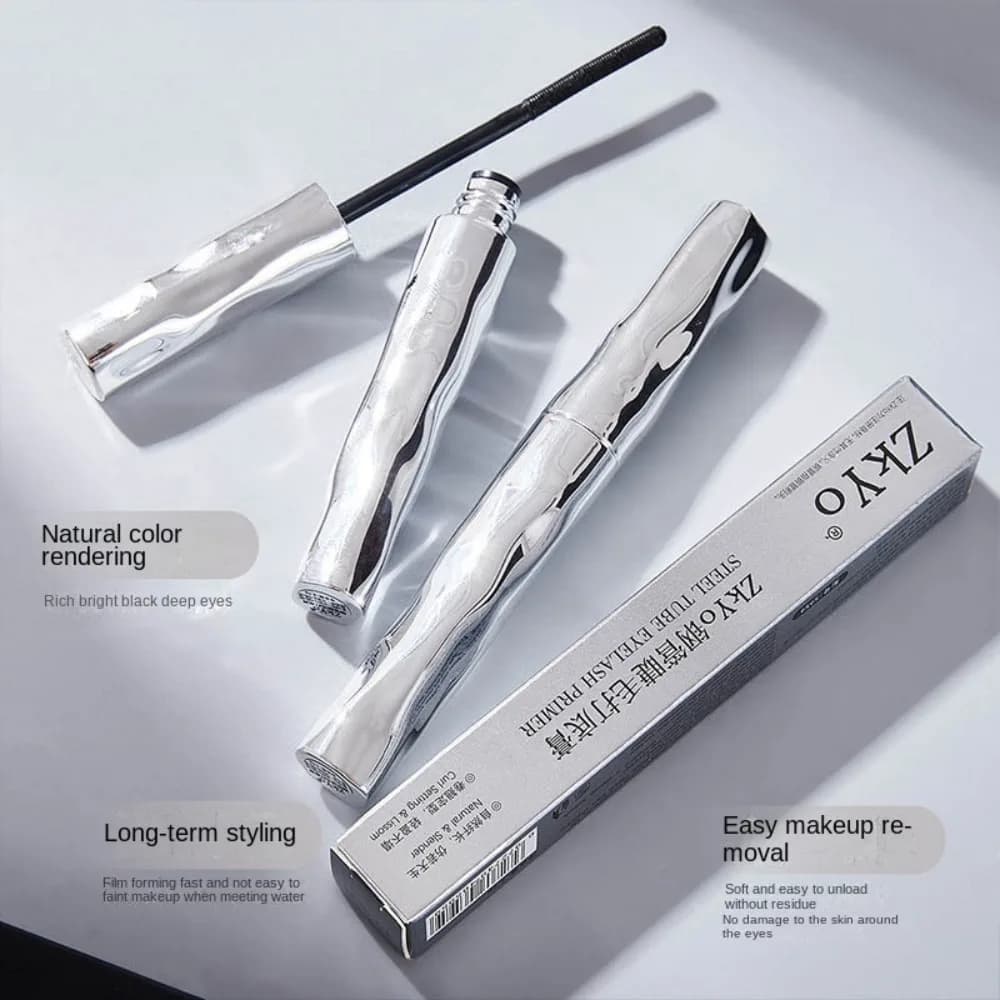Natural Black Mascara 3D for Extending Eyelashes, Waterproof, Suction Resistant, Long Life, Cosmetic for Eye Makeup
