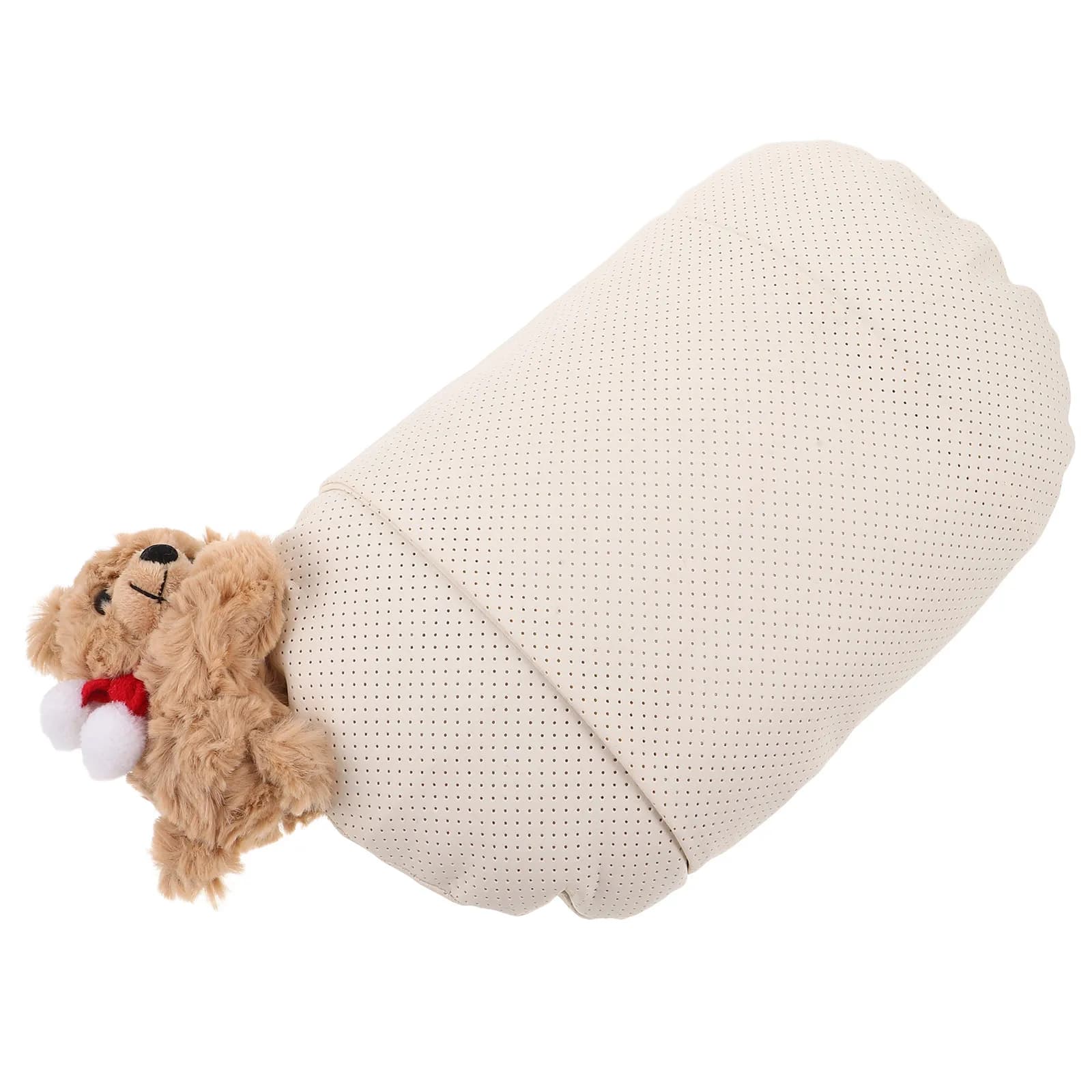 Cuscino Poggiatesta per Auto Bianco, Supporto Ergonomico per il Collo, per Viaggi, Guida, Sedia da Ufficio, Cuscino di Supporto per la Testa, per Lunghi Viaggi su Strada