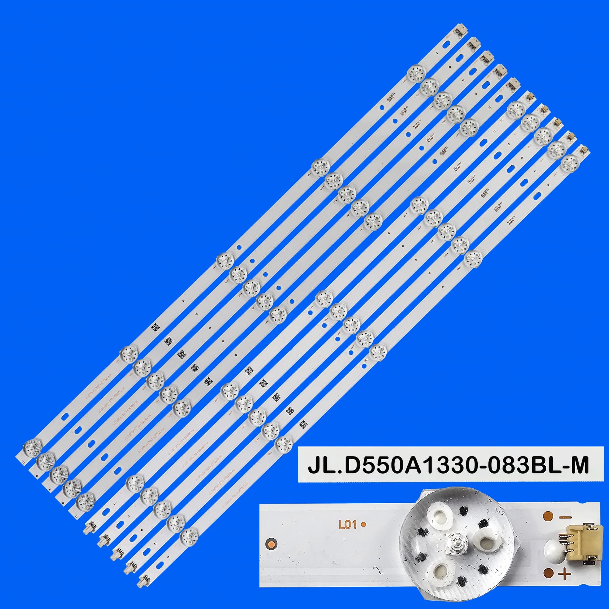 LED Backlight Strip for JL.D550A1330-083BR-M JL.D550A1330-083BL-M ZEN UN550 UHDTV Paletter