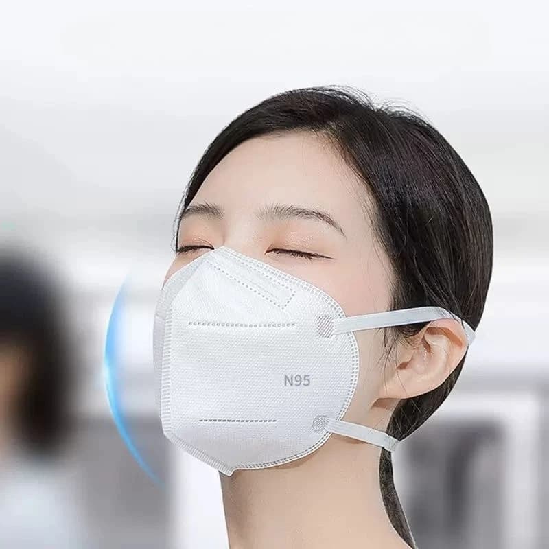Disposable KN95 Respirator 50Pcs Box 3D Stereo Protective Mask Non Medical Dustproof Breathable Face Mask for Outdoor Ravel Work