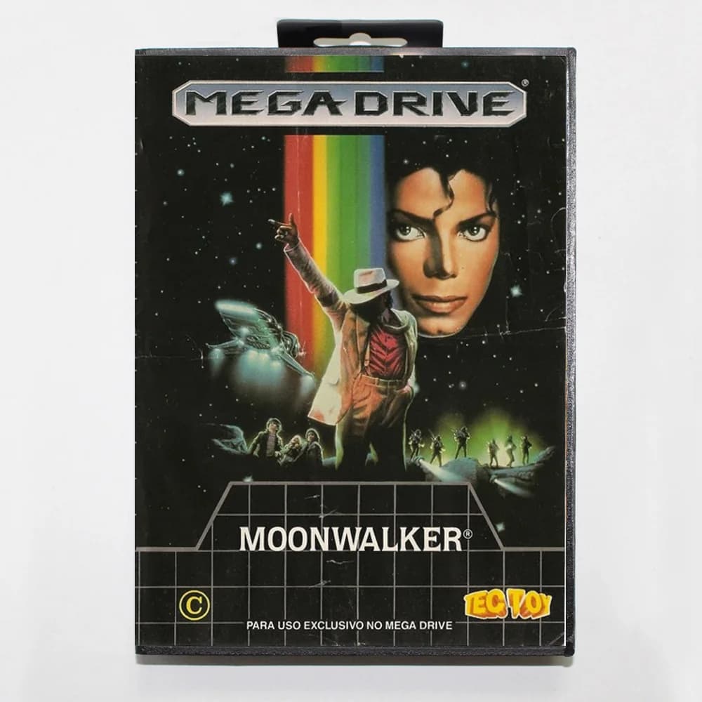 Michael Jackson's Moonwalker MD Game Card 16 Bit BR Cover for Sega Megadrive Genesis Video Game Console Cartridge