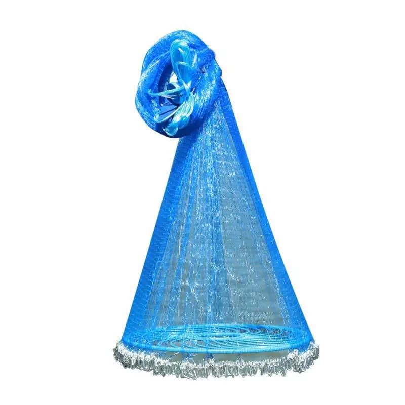 Fishing net, casting net, hand-thrown, large frisbee style, disc, fishing, easy to throw, catch, scoop