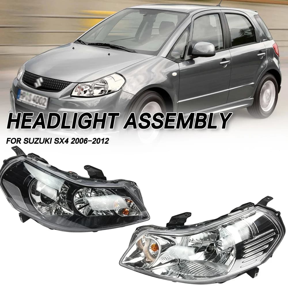 Left/Right Side Front Bumper Head Light Headlamp Driving Headlight Turn Signal Light For Suzuki SX4 2006 2007 2008 2009-2012