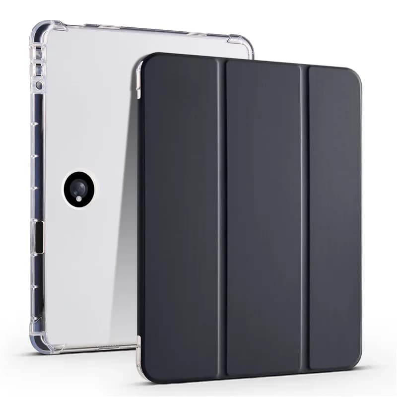 Cover posteriore morbida in pelle PU trasparente per custodia OnePlus Pad Pro da 12,1 pollici 2024 con portapenne Funda per custodia OnePlus Pad 2