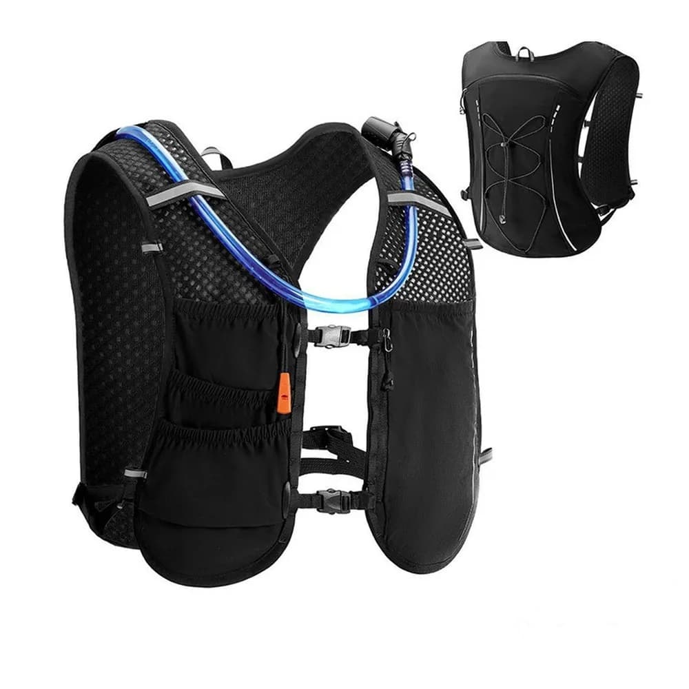 Men's Running Vest Hydration Pack, Adjustable Chest Strap, Breathable Lightweight Outdoor Gear