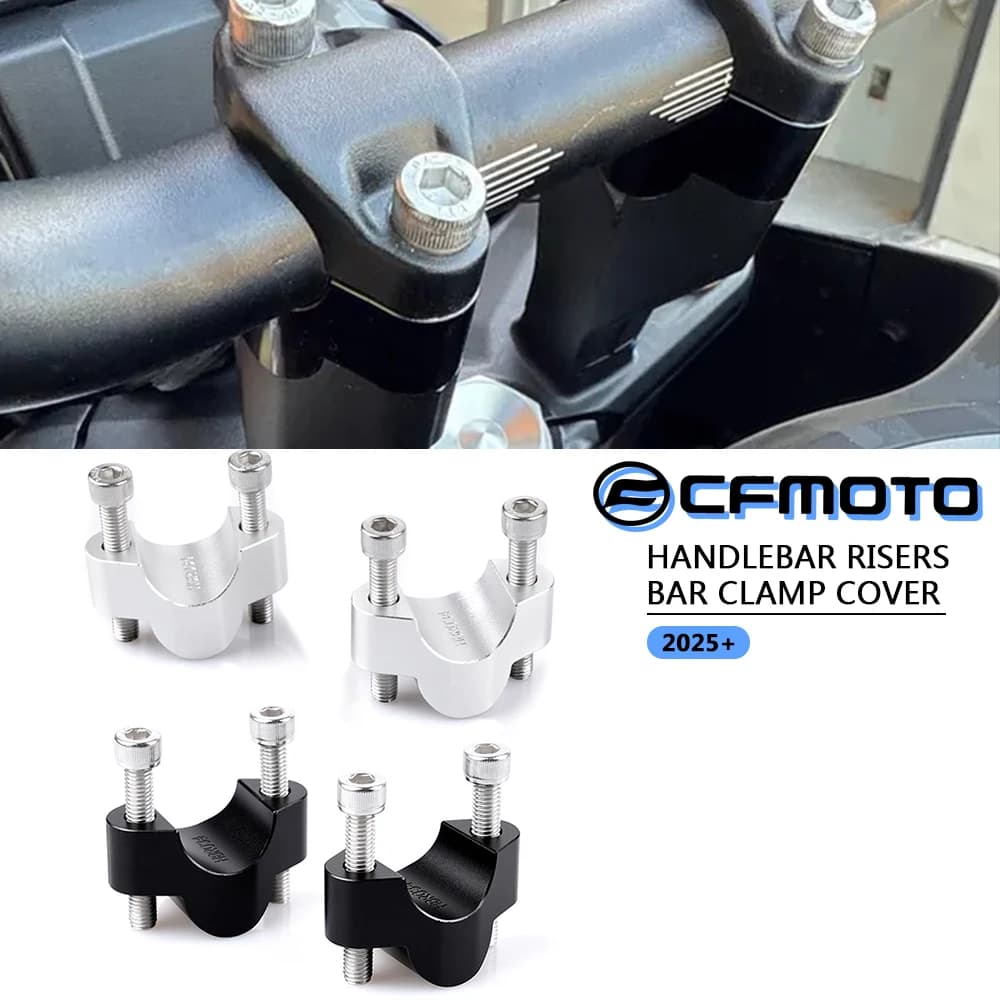 Handlebar Risers Bar Clamp Cover For CFMOTO 450MT 800MT 800MT-X 2021-2025 Motorcycle Accessories Bar Mount Adapter 450 800 MT