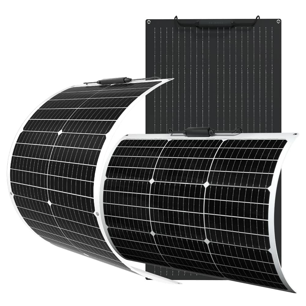 XINPUGUANG Pannello Solare Flessibile 50W 19.8V Monocristallino Fotovoltaico per Batteria 12V (Camper, Roulotte, Barche, Off-Grid)