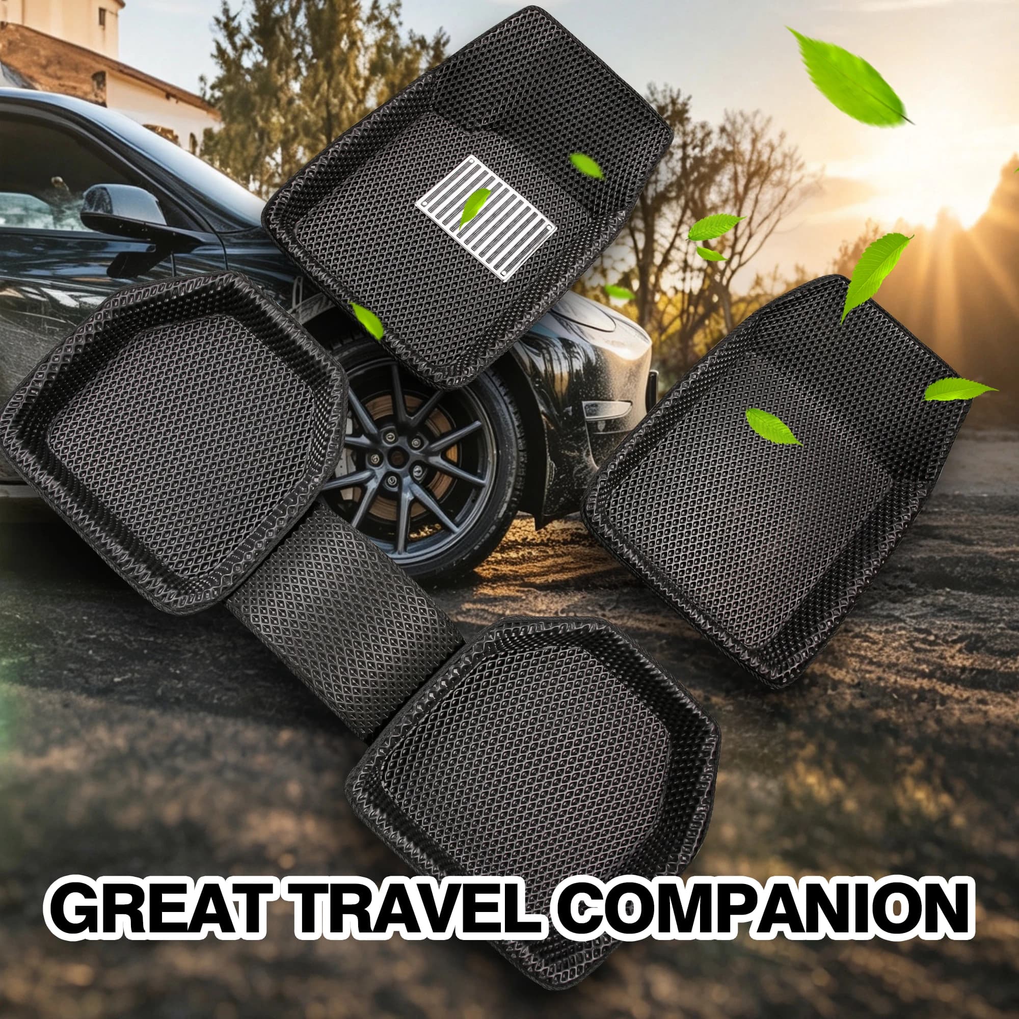 Tappetini Auto Universali in Materiale EVA per HYUNDAI Solaris Sonata Creta Encino Elantra Creta ix25 ix35 Kona Accessori Auto