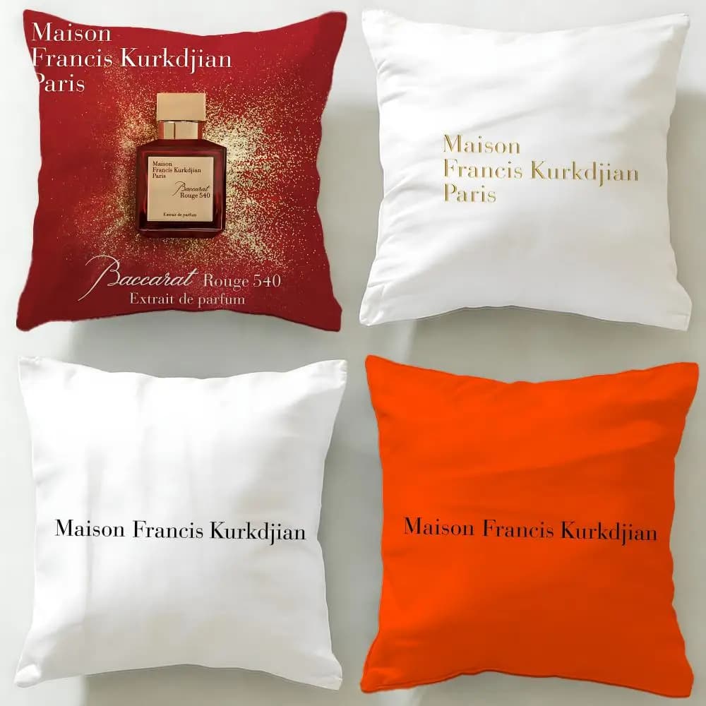 Brand logo Maison Francis Kurkdjian Cushion Cover Soft & Easy-Wash Pillow Case – Versatile for Couch, Bed, Travel and Office