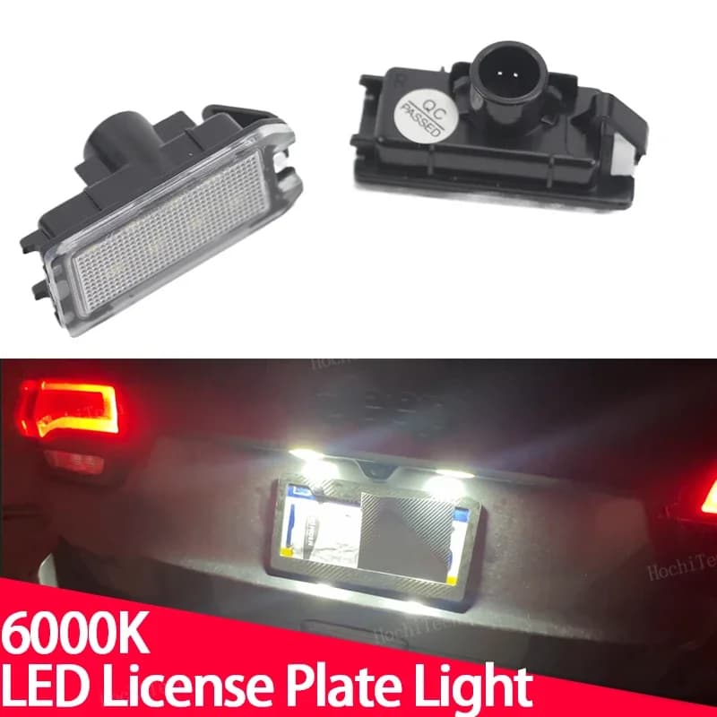 12V LED auto targa luce lampada nessun errore per Jeep Grand Cherokee Compass Patriot Dodge Viper 2014-2017 Fiat 500