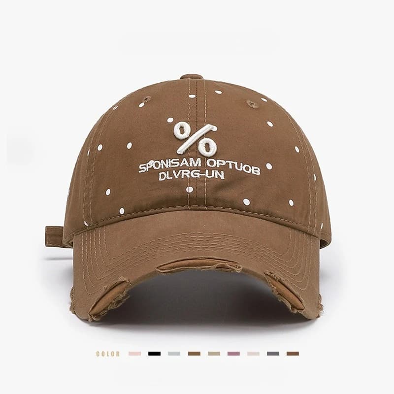Men Women's Washed Cotton Adjustable Solid Color Baseball Cap Embroidery Snapback Hip-Hop Cap Casual Sport Sun Hat