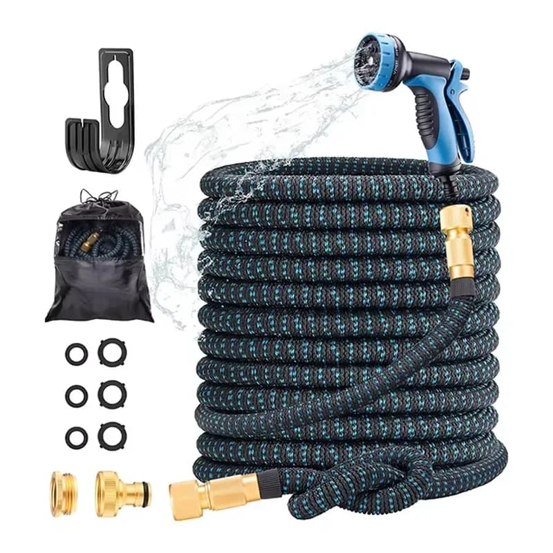 for 2026 New High Pressure 30m 100FT Expandable Flexible Water Hose Garden Hose Set