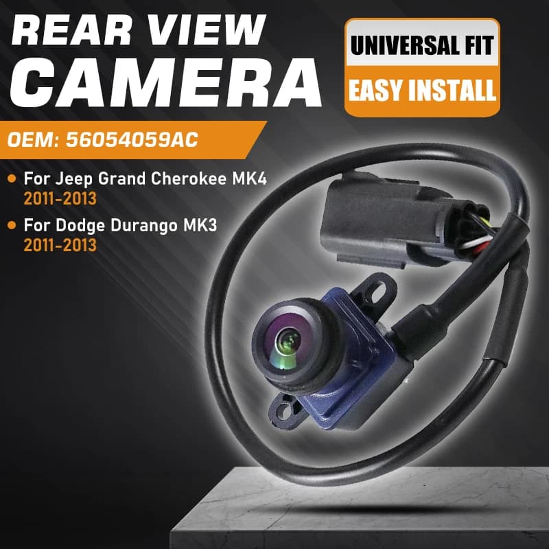 Telecamera posteriore per Jeep Grand Cherokee WK2 MK4 Dodge Durango WD MK3 2011 2012 2013 Telecamera retromarcia di backup 56054059AC 56054059AD
