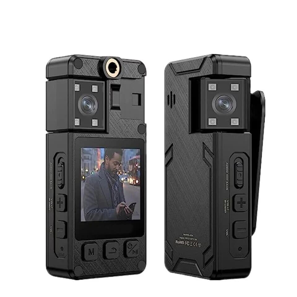 Vandlion A38 Mini Digital Camera HD 1296P Sport Action Cameras DV Cam Mounted On Body Display IPS Small Camera Pocket Camara