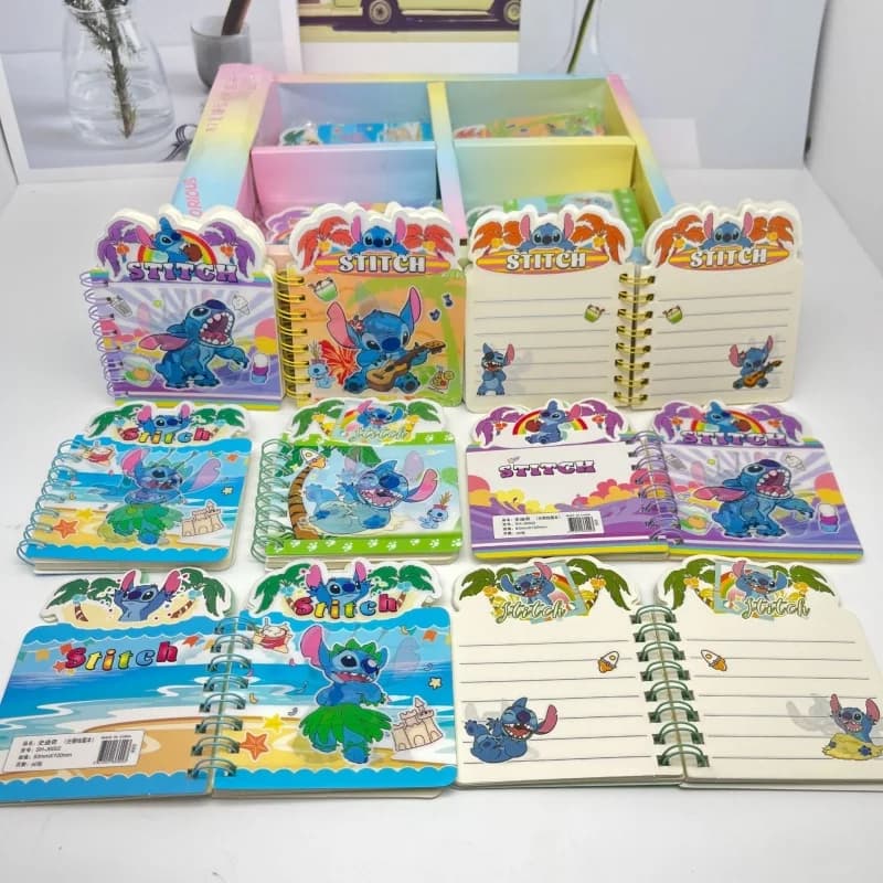 4/12pc CARTOON DISNEY cucitura un PAD per MEMO simpatico portabile per appunti agenda agenda cartoleria regalo per la scuola
