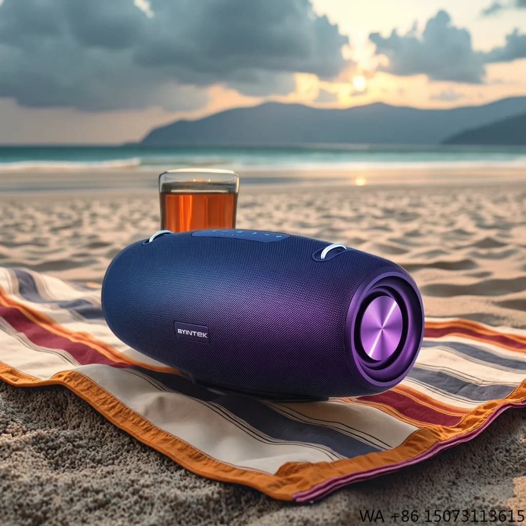 Altoparlante Bluetooth Portatile per Feste con Suono Stereo da 30W, Batteria Ricaricabile Impermeabile e Microfono Integrato, Grande Potenza Sonora