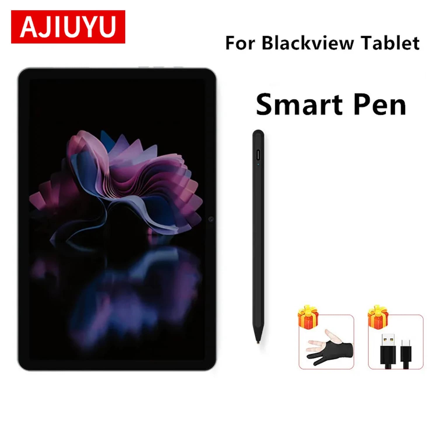 Penna Stylsu per Blackview Tab16, Tab 16, 15, 14, 13, 12, 11, 10 Pro, OSCAL Pad 13, 8 Active, 8, 8Pro, A7, Penna Touch per Tablet