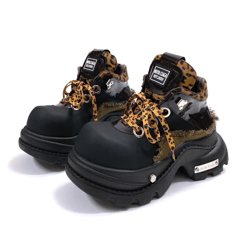 Nuove Sneakers Casual da Donna 2026 con Plateau Stile Daddy Shoes e Suola in Gomma