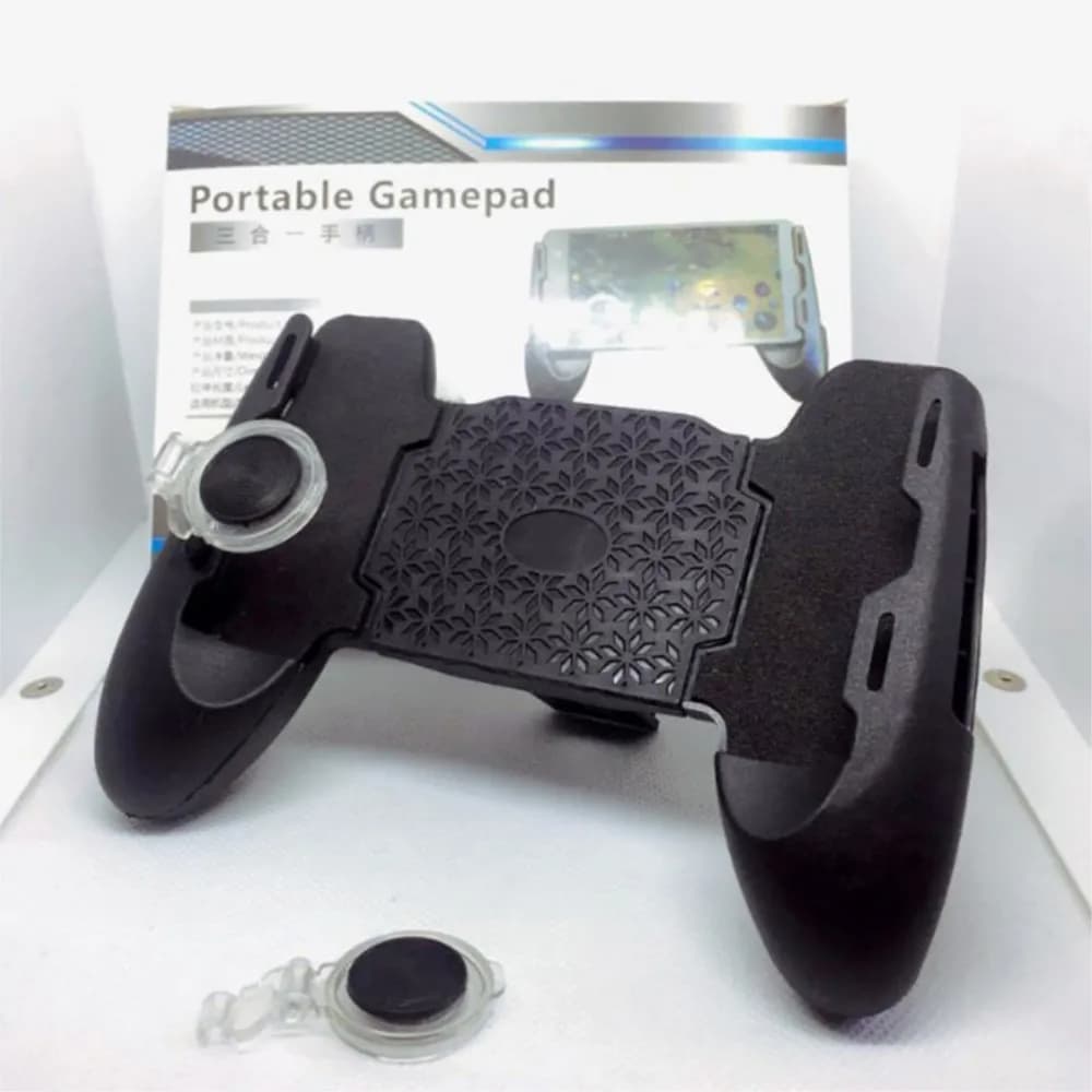 Supporto per controller di dispositivi mobili 3 in 1 per joystick gamepad per giochi PUBG per IOS Android 4,5-6,5 pollici Accessorio per telefono PS