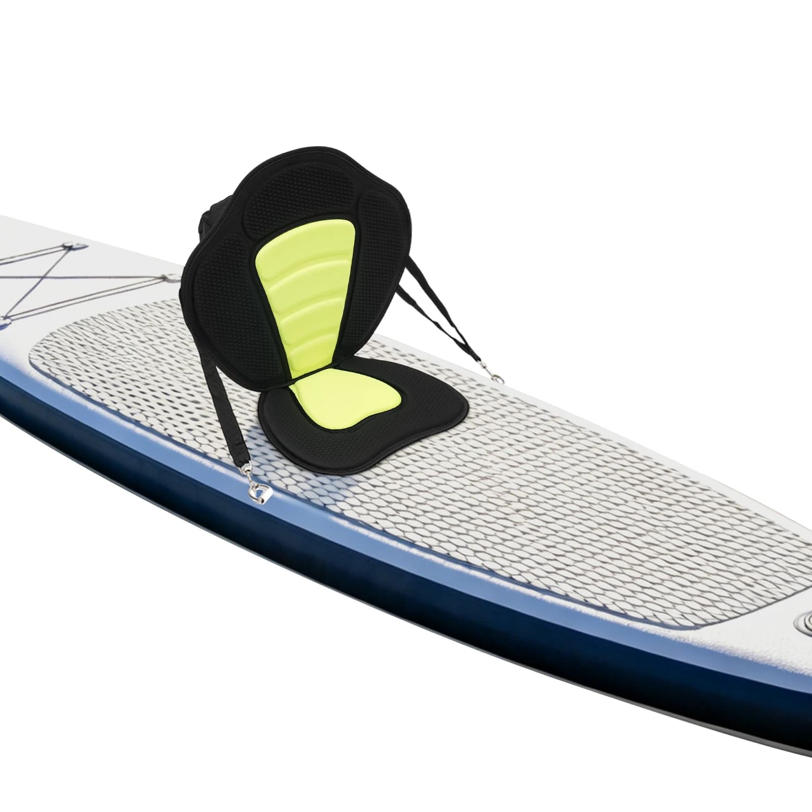 Boat Cabin Seating, Backrest Seat Cushion, Bike Seat with Backrest, Adjustable Padded Kayak Chair with Storage Bag, Universal Design for Canoe Raft Inflatable Boat, Comfortable Portable Removable Seat for Adults Kids Fishing Rowing